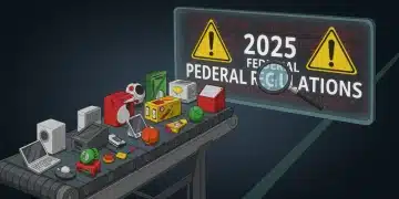 Illustration of products under federal safety regulations for 2025