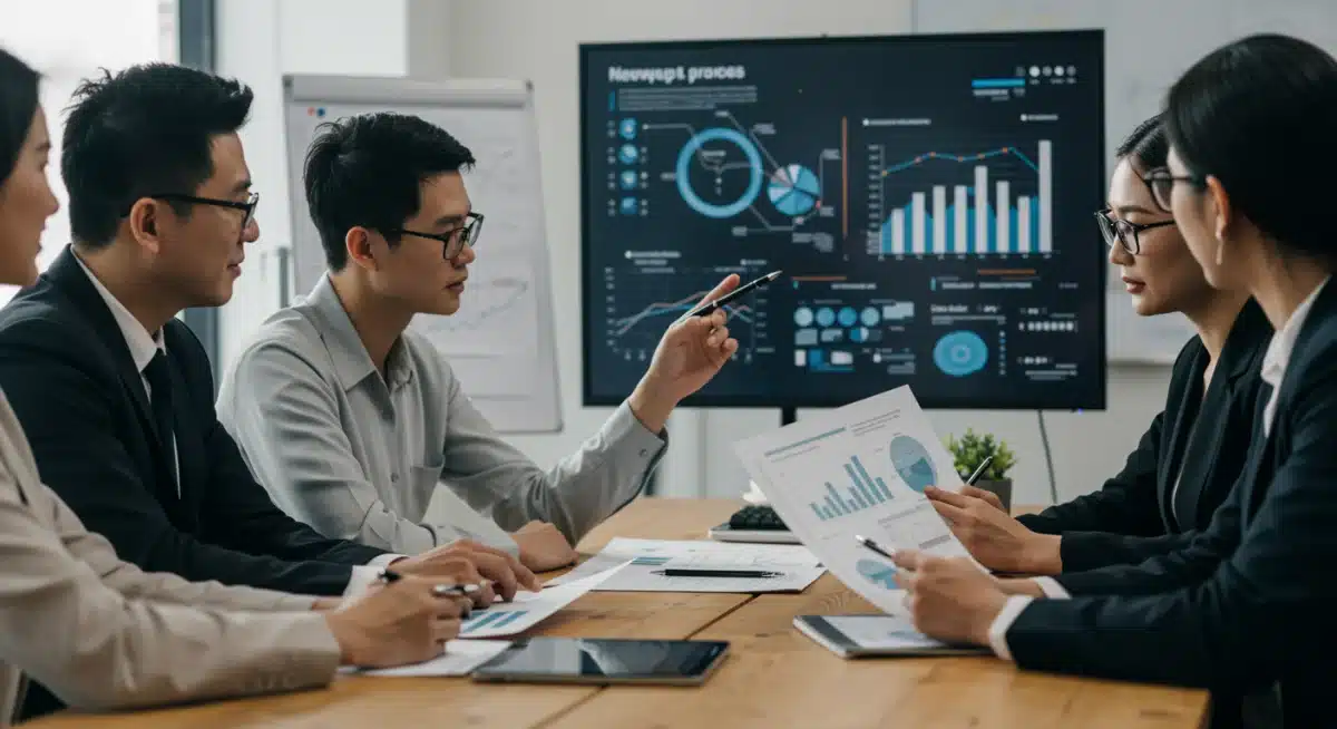 Business professionals discussing compliance strategies for new consumer protection regulations.