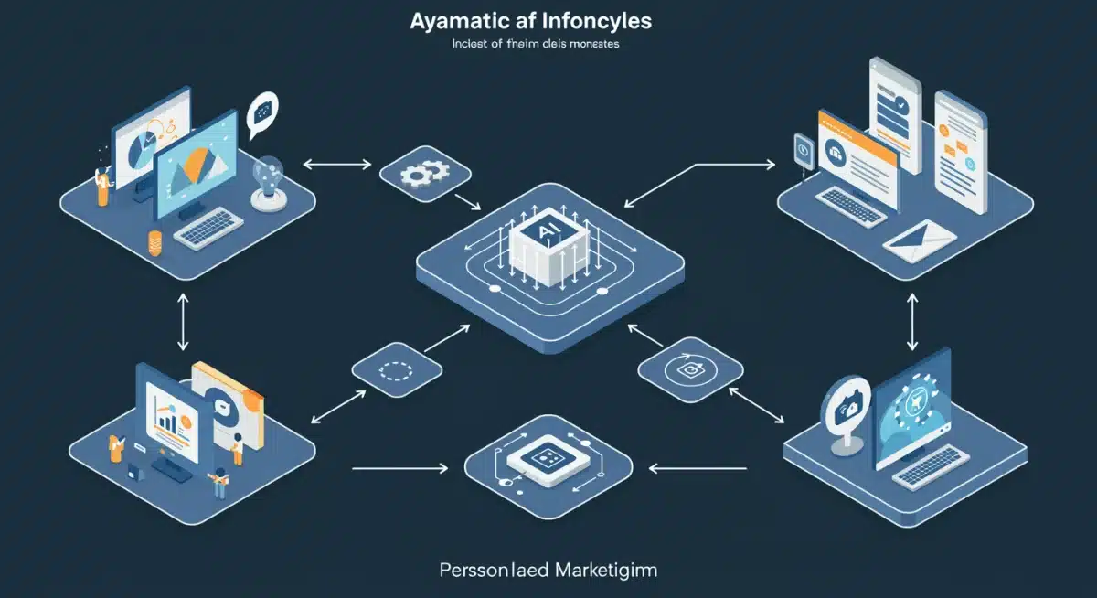 Customer data flow and AI personalization in marketing campaigns
