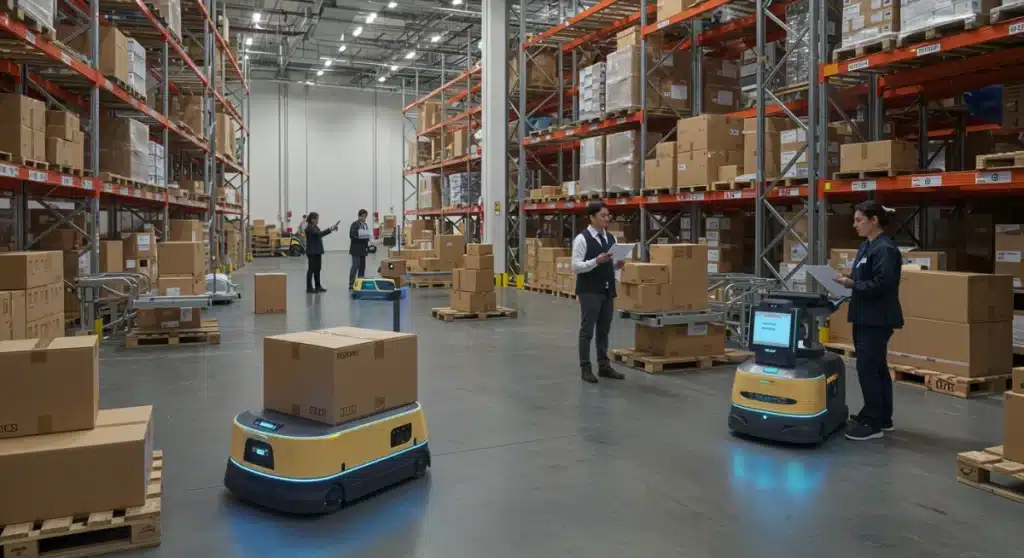 Robotics in Warehouse Management: Boosting US E-commerce Fulfillment by 35% in 2025