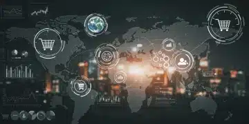 Digital illustration of a resilient retail supply chain adapting to lead time shifts in 2025.