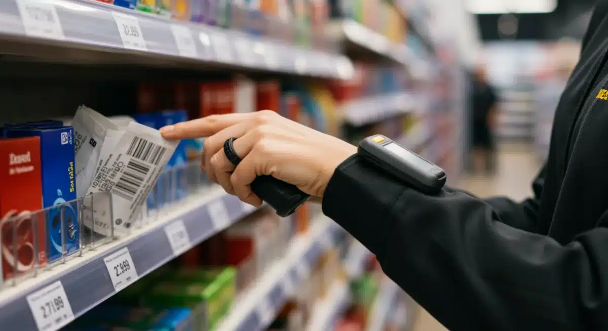 Retail associate utilizing a smart scanner wearable for efficient inventory management