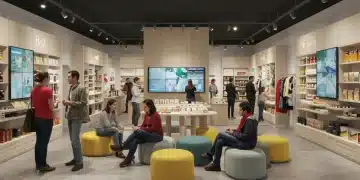 Experiential Retail Trends: Boost In-Store Traffic 20% in 6 Months Vibrant experiential retail store with interactive displays and engaged customers.