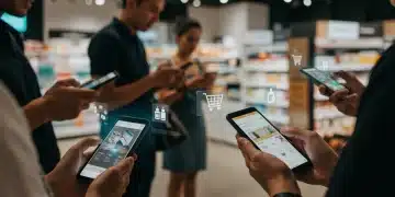 Consumers using visual search on smartphones in a futuristic retail setting